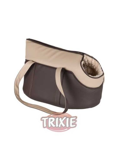 TRIXIE BOLSA LORENA MARRÓN / BEIGE 25 X 29 X 46 CM - 2
