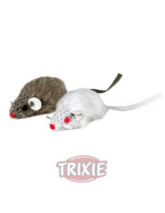 TRIXIE RATÓN PELUCHE CON CASCABEL (2 UNIDADES)