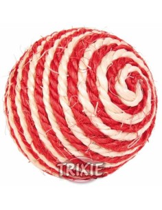 TRIXIE PELOTA DE CUERDA SISAL CON CATNIP Ø6 CM - 2