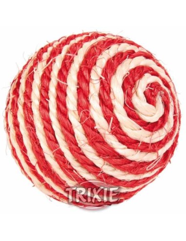 TRIXIE PELOTA DE CUERDA SISAL CON CATNIP Ø6 CM - 2