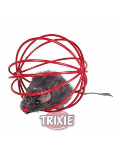 TRIXIE JUGUETE RATÓN EN ESFERA DE ALAMBRE Ø6 CM - 2