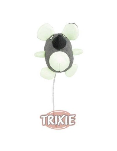 TRIXIE RATÓN GLOW IN THE DARK FLUORESCENTE 10 CM - 2