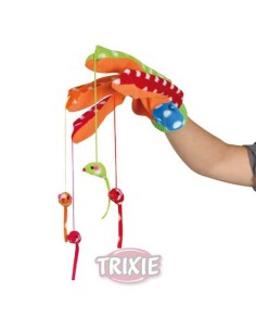TRIXIE GUANTE JUEGO CON 4 RATONES COLGANTES