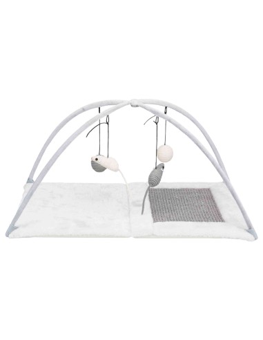 TRIXIE ALFOMBRILLA RASCADOR CON JUGUETES DE CUERDA PARA GATOS - 60 X 33 X 42 CM 60 X 33 X 42 CM - 2