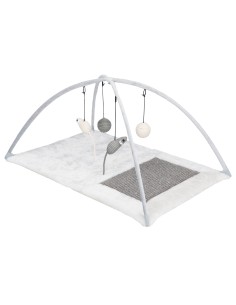 TRIXIE ALFOMBRILLA RASCADOR CON JUGUETES DE CUERDA PARA GATOS - 60 X 33 X 42 CM 60 X 33 X 42 CM - 2 2