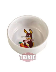 TRIXIE COMEDERO CERÁMICO CONEJOS DECORADO Ø11 CM / 290 ML - 2