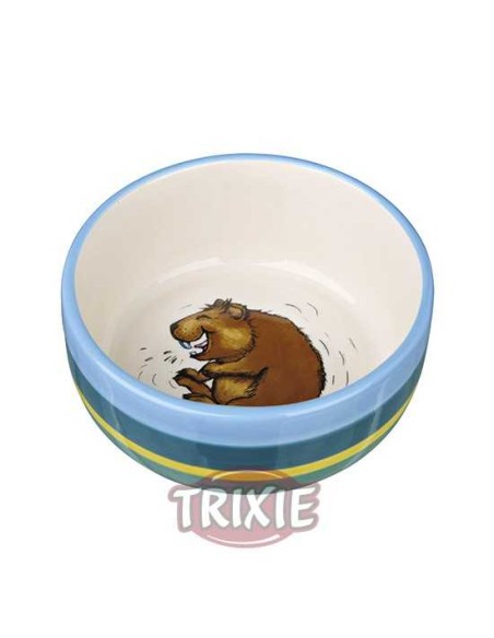 TRIXIE COMEDERO CERÁMICO COBAYA RIENDO Ø11 CM / 250 ML - 2