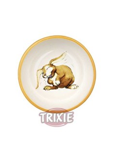 TRIXIE COMEDERO CERÁMICO CONEJO RIENDO Ø11 CM / 250 ML - 2 2