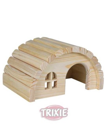 TRIXIE CASITA MADERA PARA ROEDORES TECHO REDONDO 19 X 11 X 13 CM - 2