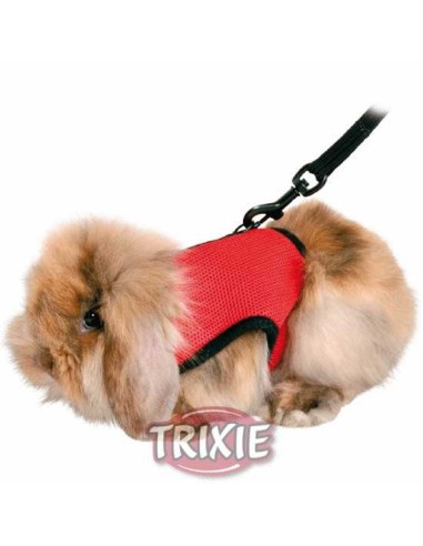 TRIXIE ARNÉS SUAVE CON CORREA PARA COBAYAS