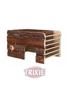 TRIXIE CASITA ILA NATURAL LIVING CON PORTA-HENO 40 X 25 X 29 CM - 2