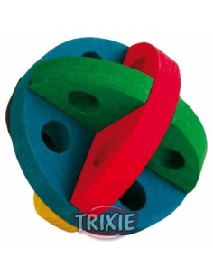 TRIXIE PELOTA JUEGO MADERA COMESTIBLE Ø8 CM - 2