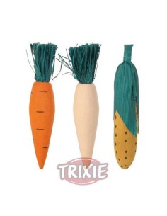TRIXIE HORTALIZAS MADERA PARA ROER (3 UNIDADES) 10 CM - 2