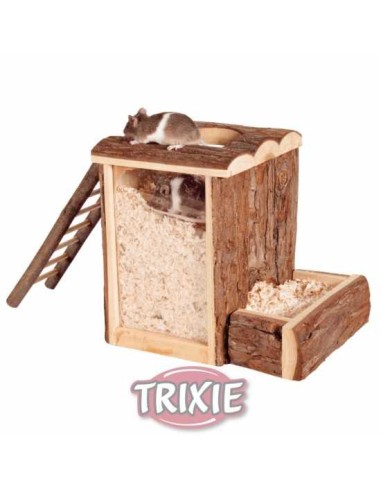 TRIXIE TORRE LABERINTO ROEDORES NATURAL LIVING 20 X 20 X 16 CM