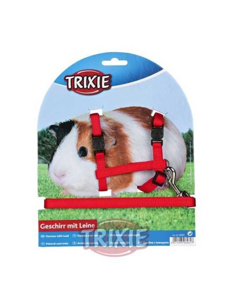 TRIXIE SET ARNÉS Y CORREA COBAYAS