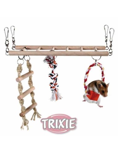 TRIXIE COLUMPIO JUEGOS ESCALADA PARA HÁMSTERS 29 X 25 X 9 CM - 2