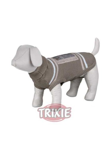 TRIXIE JERSEY BEST OF ALL BREEDS XS (30 CM) S (40 CM) M (50 CM) MARRÓN GRISÁCEO MARRÓN GRISÁCEO MARRÓN GRISÁCEO MARRÓN GRI - 2