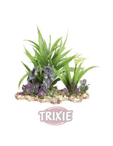 TRIXIE PLANTAS PLÁSTICO CON BASE GRAVA II 18 CM - 2