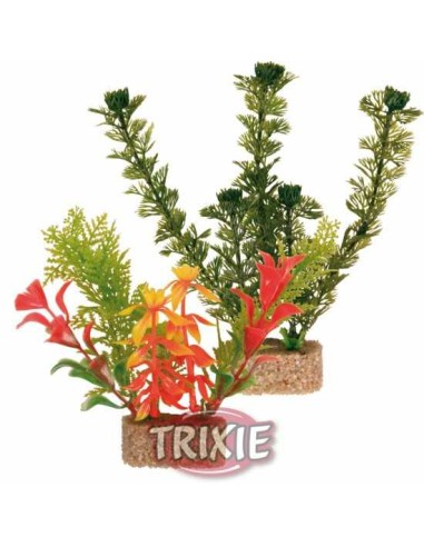 TRIXIE PLANTAS DE PLÁSTICO CON BASE ARENA (6 UNIDADES) 30 CM 20 CM 12 CM - 2
