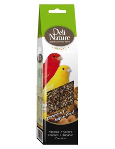 DELI NATURE STICKS MIEL & HUEVO CANARIOS (2 UNIDADES) - 60 GR 60 GR - 2