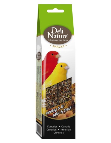 DELI NATURE STICKS MIEL & HUEVO CANARIOS (2 UNIDADES) - 60 GR 60 GR - 2
