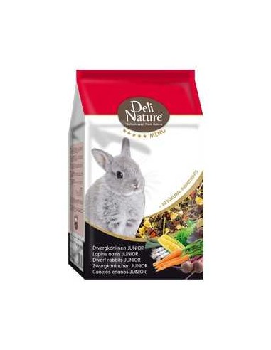 DELI NATURE MENÚ 5* CONEJOS ENANOS JUNIOR - 2,5 KG 2 5 KG - 2