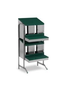 GAUN PONEDERO PARA GALLINAS CON PATAS - 4 DEPARTAMENTOS