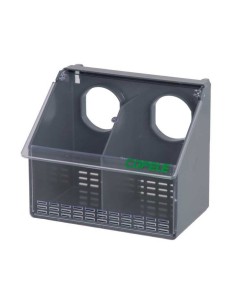 COPELE COMEDERO PLÁSTICO PARA PALOMAS Y PERDICES - 2 HUECOS 2 - 2