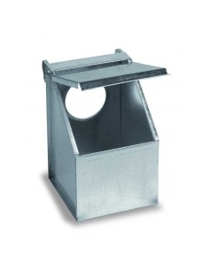 COPELE COMEDERO DE CHAPA PARA PALOMAS Y PERDICES - 1 HUECOS 1 - 2