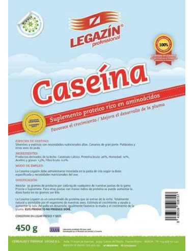 LEGAZÍN PROFESSIONAL CASEÍNA - 450 GR 450 GR