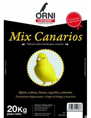 ORNI COMPLET MIX CANARIOS 1 KG 4 KG 20 KG