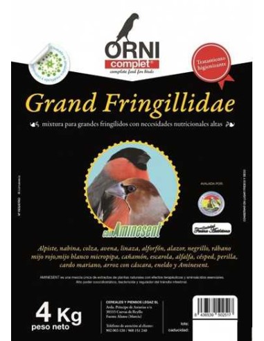 ORNI COMPLET GRAND FRINGILLIDAE
