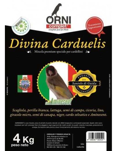 ORNI COMPLET DIVINA CARDUELIS 4 KG 15 KG
