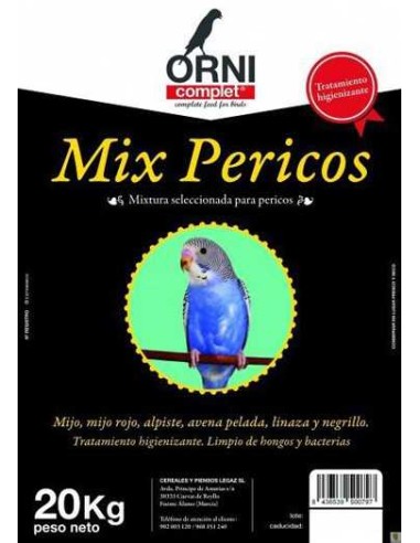ORNI COMPLET MIX PERICOS 1 KG 20 KG