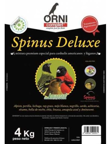 ORNI COMPLET SPINUS DELUXE 4 KG 15 KG 800 GR - 2