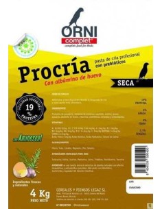 ORNI COMPLET PROCRÍA SECA AL HUEVO 4 KG 800 GR 7 KG - 2