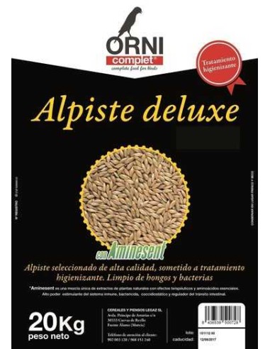 ORNI COMPLET ALPISTE DELUXE 4 KG 20 KG 1 KG - 2
