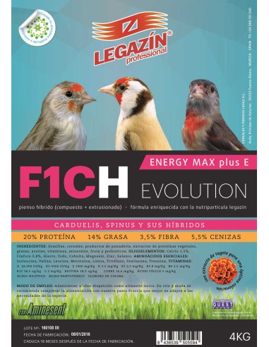 LEGAZÍN PIENSO F1CH EVOLUTION 4 KG 800 GR - 2