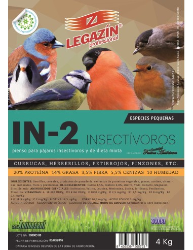 LEGAZÍN PIENSO IN-2 4 KG 800 GR - 2