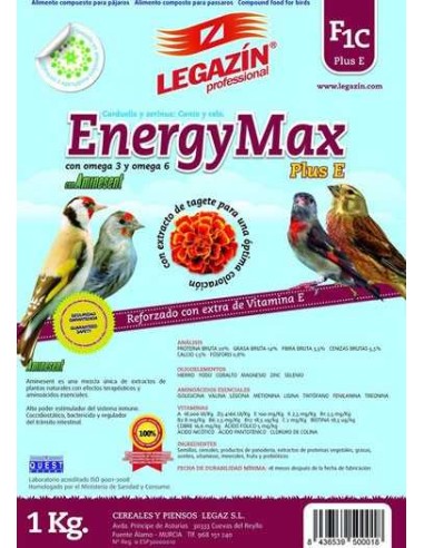 LEGAZÍN PIENSO F1C ENERGY MAX PLUS E 4 KG 800 GR