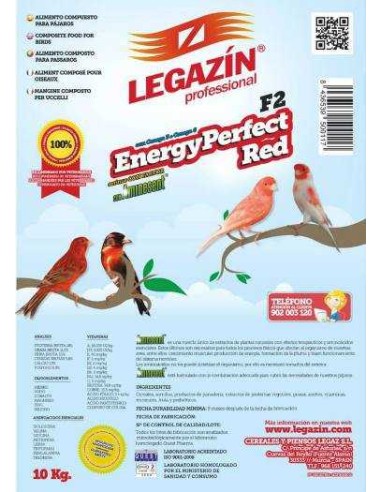 LEGAZÍN PIENSO F2 ENERGY PERFECT RED 800 GR 4 KG