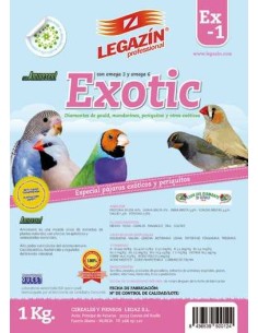LEGAZÍN PIENSO EX1 EXOTIC 4 KG 800 GR - 2