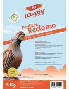 LEGAZÍN PIENSO PERDICES RECLAMO 5 KG 25 KG - 2