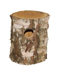 BENELUX NIDO DE TRONCO NATURAL PARA AGAPORNIS 15 X 19 CM - 2