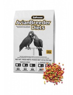 ZUPREEM AVIAN BREEDER DIETS NATURAL NINFAS - 18,14 KG 18 14 KG - 2