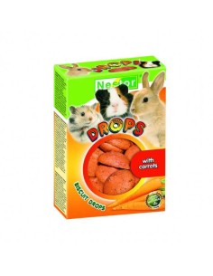 NESTOR GALLETITAS DROPS ZANAHORIA 35G CONEJOS Y ROEDORES