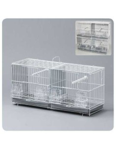 MGZ ALAMBER JAULA CRIA 2 DEPART. DESMONTABLE Y APILABLE ALAMBER