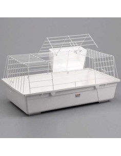 MGZ ALAMBER JAULA CONEJO 80 CM ALAMBER