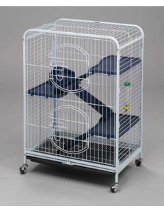 MGZ ALAMBER JAULA GRANDES ROEDORES 3 NIVELES ALAMBER
