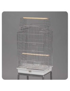 MGZ ALAMBER JAULA LORO GRANDE CROMO ABIERTA ALAMBER